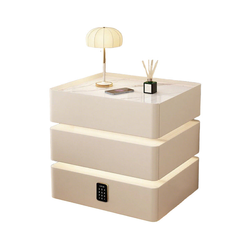 Multifunctional Wireless-Charging Bluetooth Smart Bedside Table
