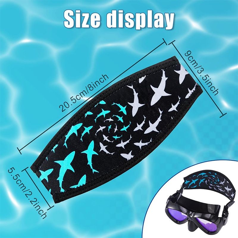 Universal Diving Mask Strap Protector Hair Protecting Headband Double Layered Mask Strap