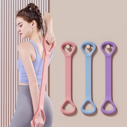 Shaped Fitness Resistance Band Sports Workout Elastic Band Home Fitness Rubber Pull Rope Yoga Training Exercise Gym Equipment