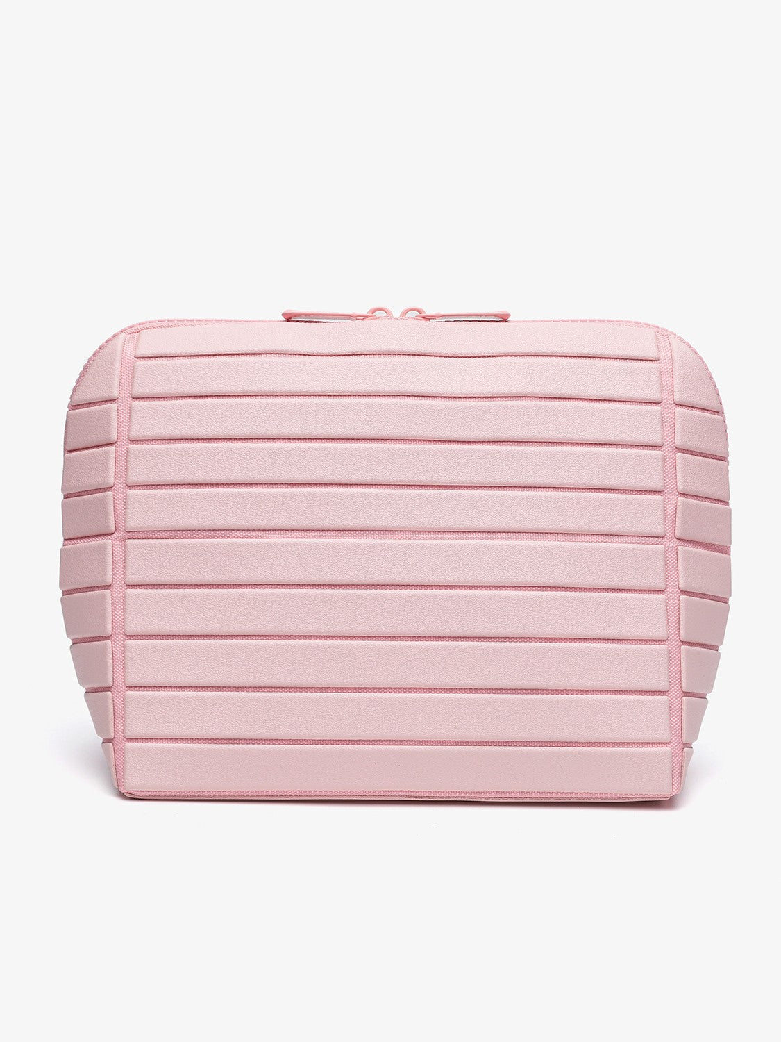 Large-capacity Partitioned Geometric Makeup Bag For Womenperfect For Travel And Commuting