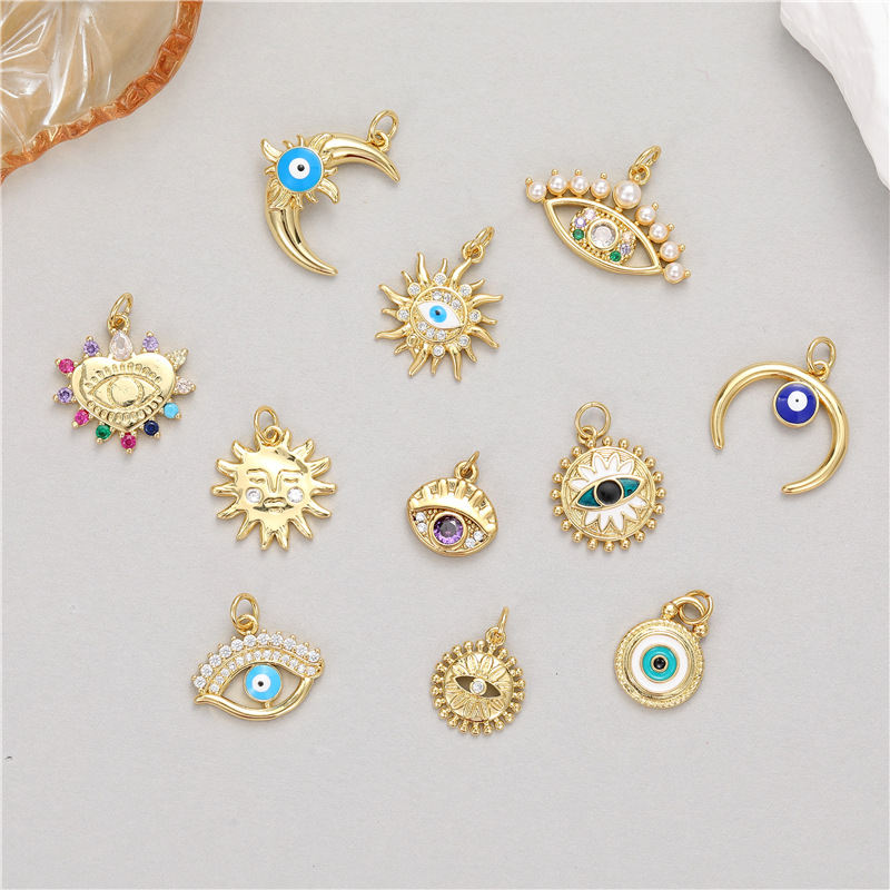 Sun Moon Bracelet Necklace Earrings Accessories