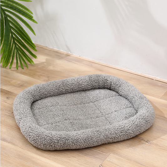 Pet Bed Puppy Dog Cat Sleeping Bed Mat Winter Soft Plush Pad Washable XLarge-pet-mat-winter-XL-grey-2532