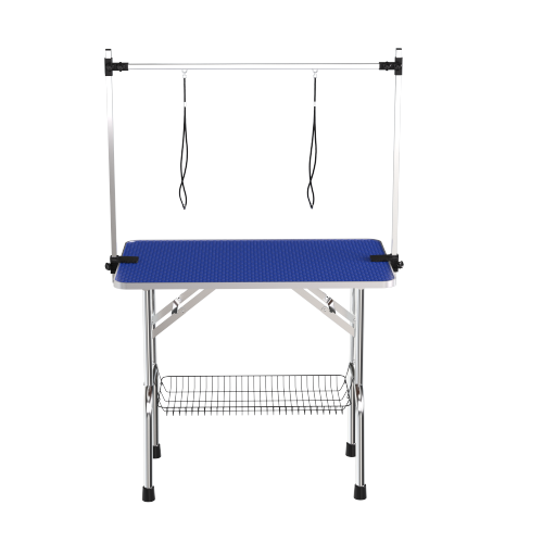 36 Inch Folding Dog Pet Grooming Table Heavy Duty Stainless Steel Pet Dog Cat Grooming Table