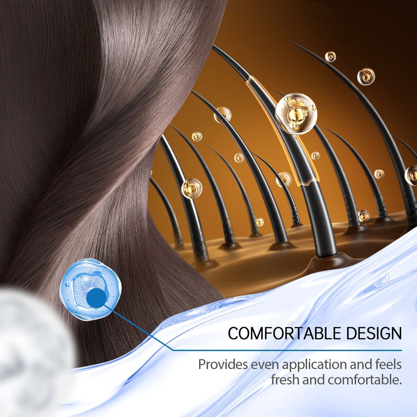 Hair Care Product For Strengthening And Nourishing Hair Hair-growing Liquid With A Roll-on Applicator