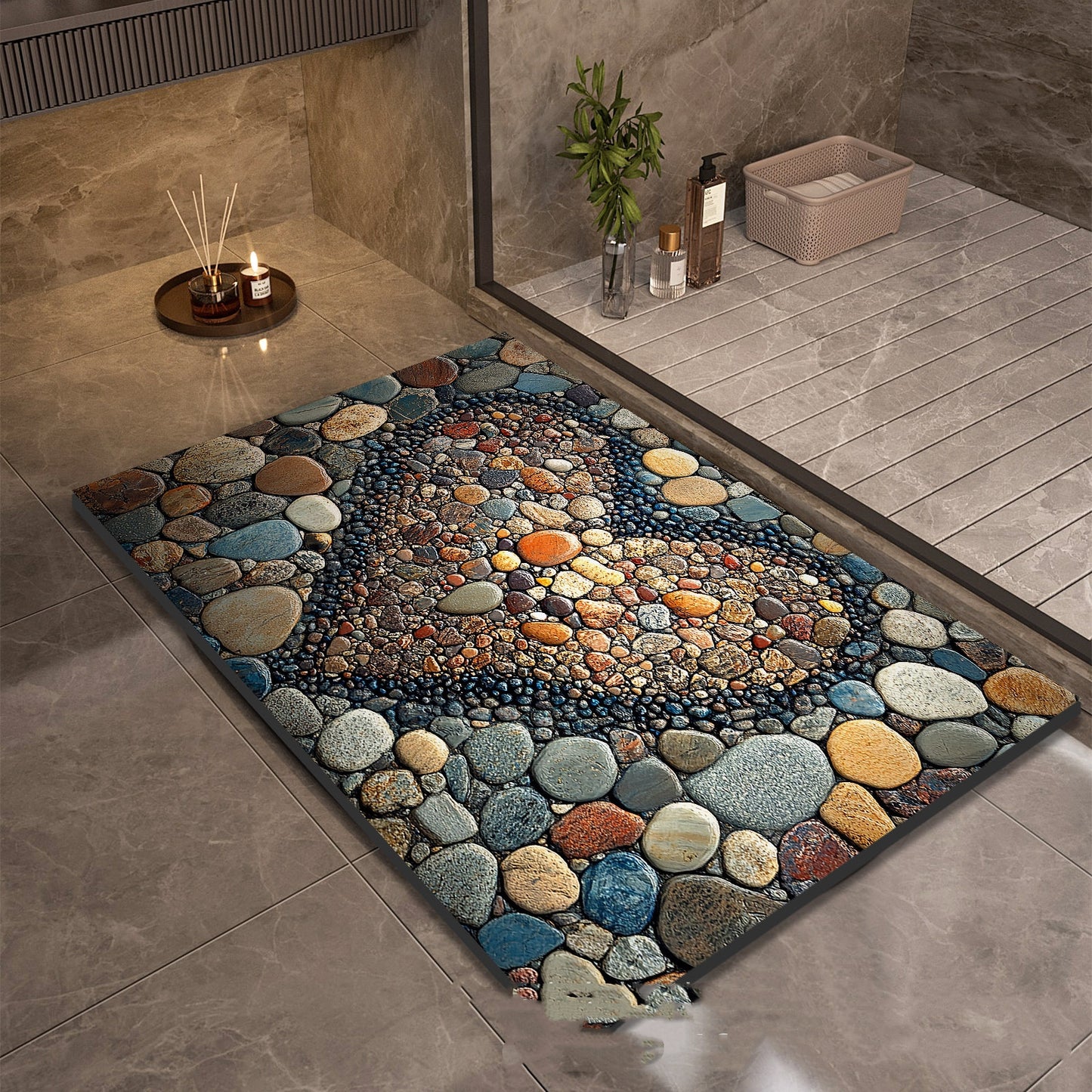 Bathroom Diatomaceous Earth Quick-drying Bath Mat
