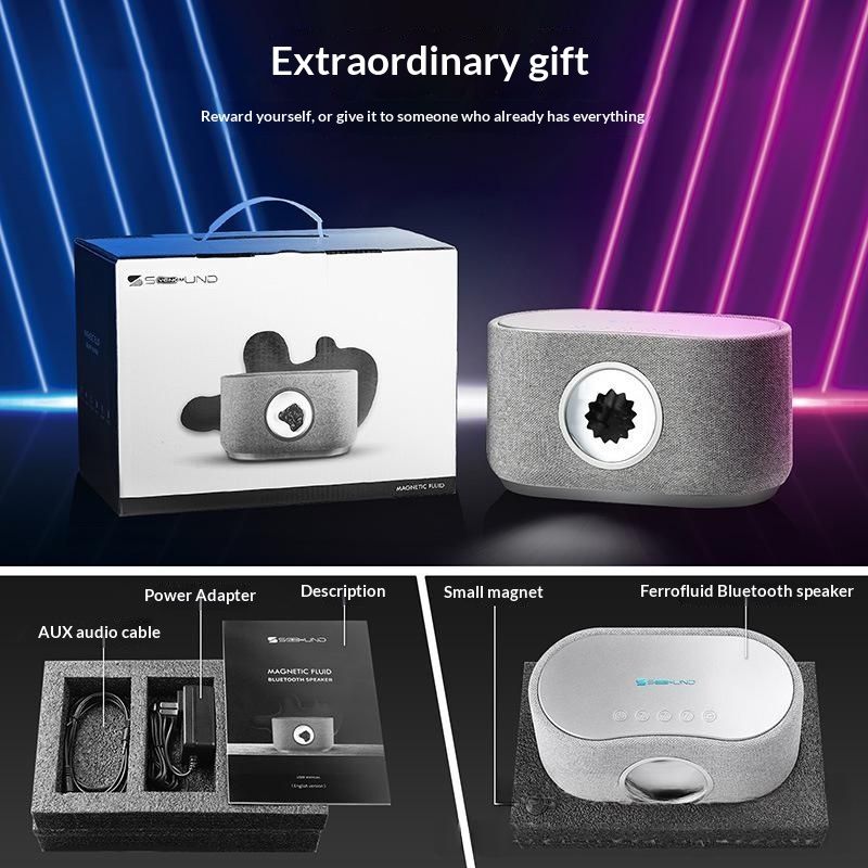 Magnetic Fluid Wireless Charging Bluetooth Speaker