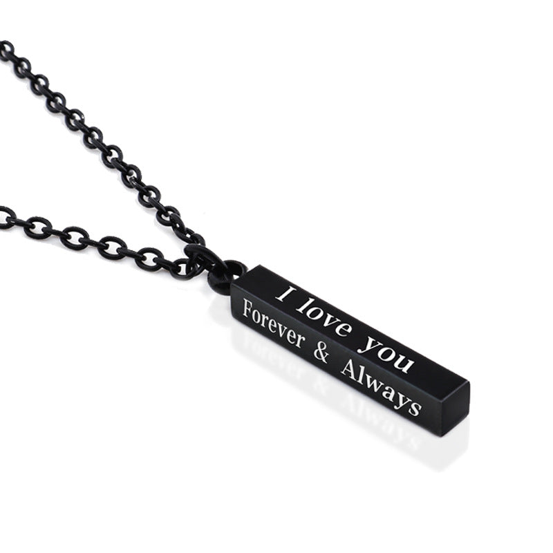 Stainless Steel Wishing Post Couple Accessories Pendant For Men And Women