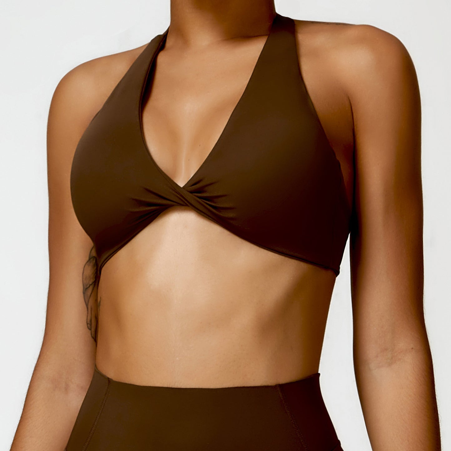 Breathable Halter Beauty Back Yoga Bra Tight