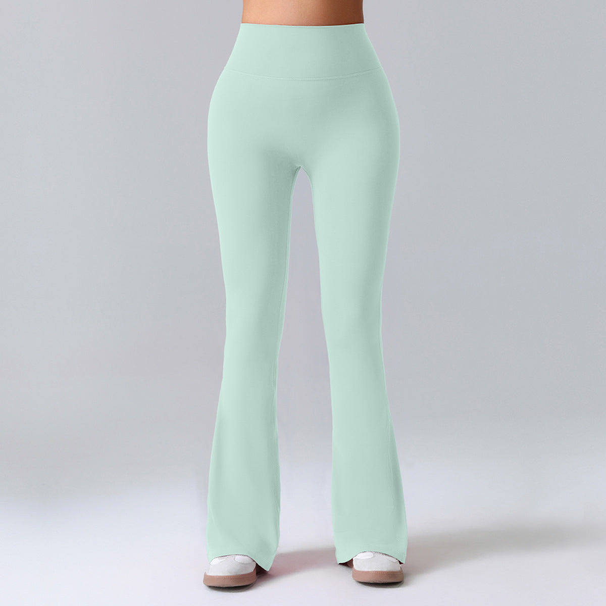 Women's Summer Thin Yoga Pants, Hip-Lifting Flared Fitness Pants, Quick-Dry Stretch Sports Pants, Slim-Fit Bootcut Trousers