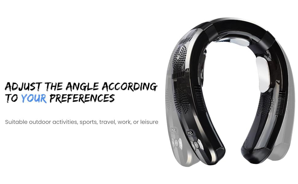 Halter Cooling Fan USB Charging Portable Leafless