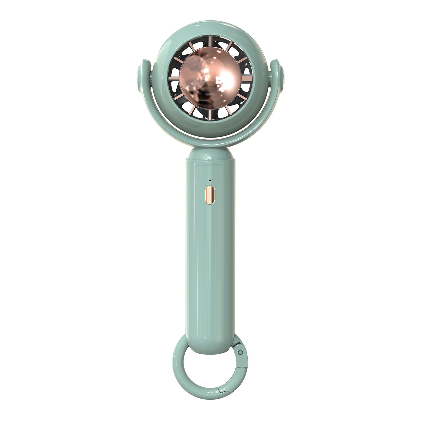 Digital Display Cooling Fan Desktop Bracket Ice Compress Small Handheld Fan