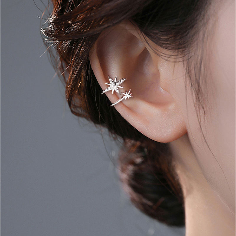 Eight Awn Star Asymmetric Rice Ear Clip Korean Style