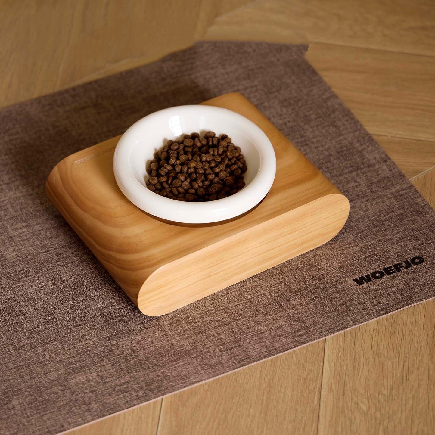 Tip-Proof Raised Pet Bowl With Neck Support