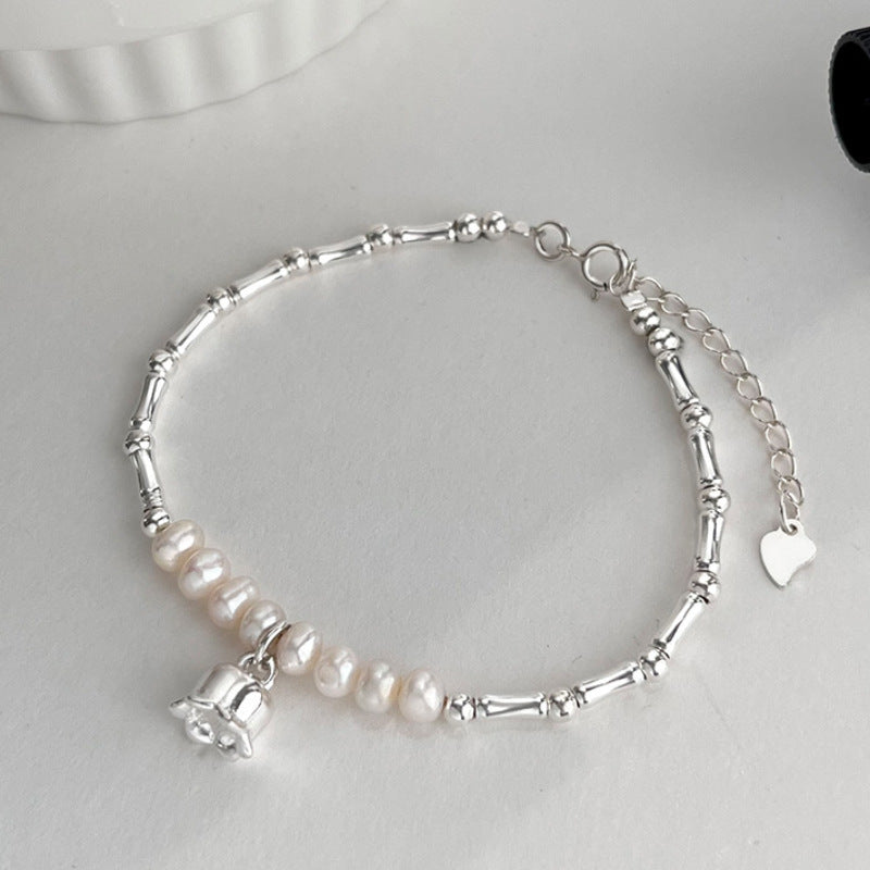 Korean-style Sweet And Cool Lily Of The Valley Pendant Bracelet