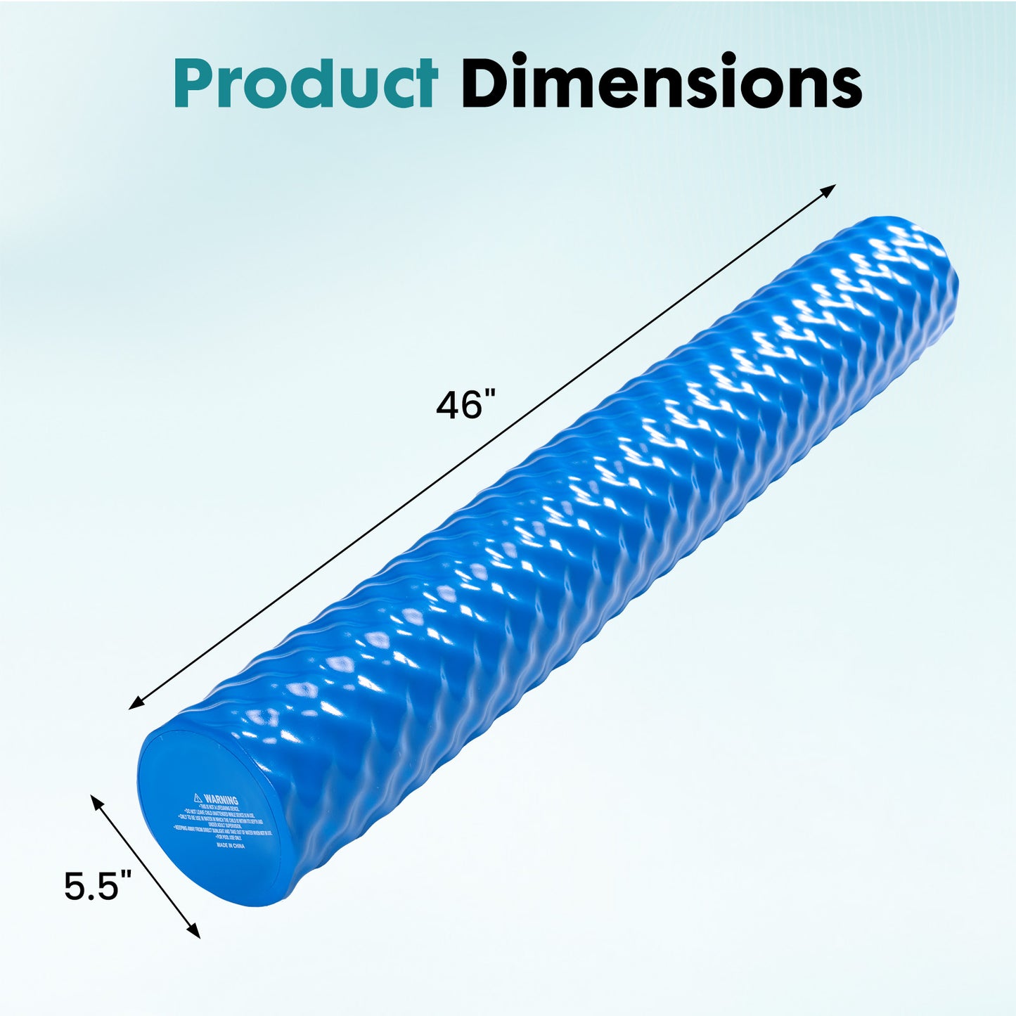 Noodle-shaped Float Devices For Swimming And Floating In Swimming Pools, Solid Styrene-butadiene Rubber Foam Swimming Pool Float Devices