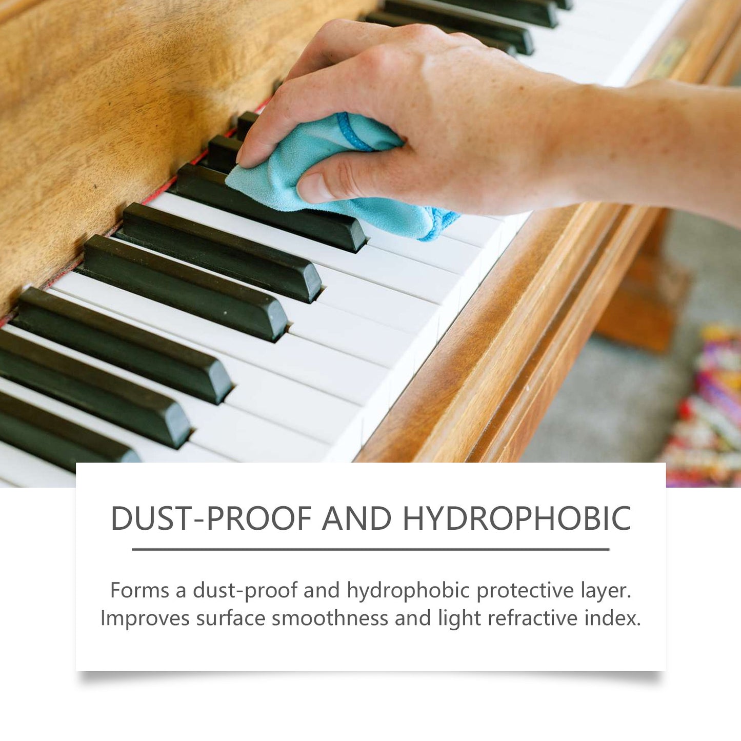 Jakehoe Piano Polishing Agent, Piano Cleaning, Stain Removal, Scratch Care, Daily Polishing, Refurbishment, Maintenance, And Cleaning Agent