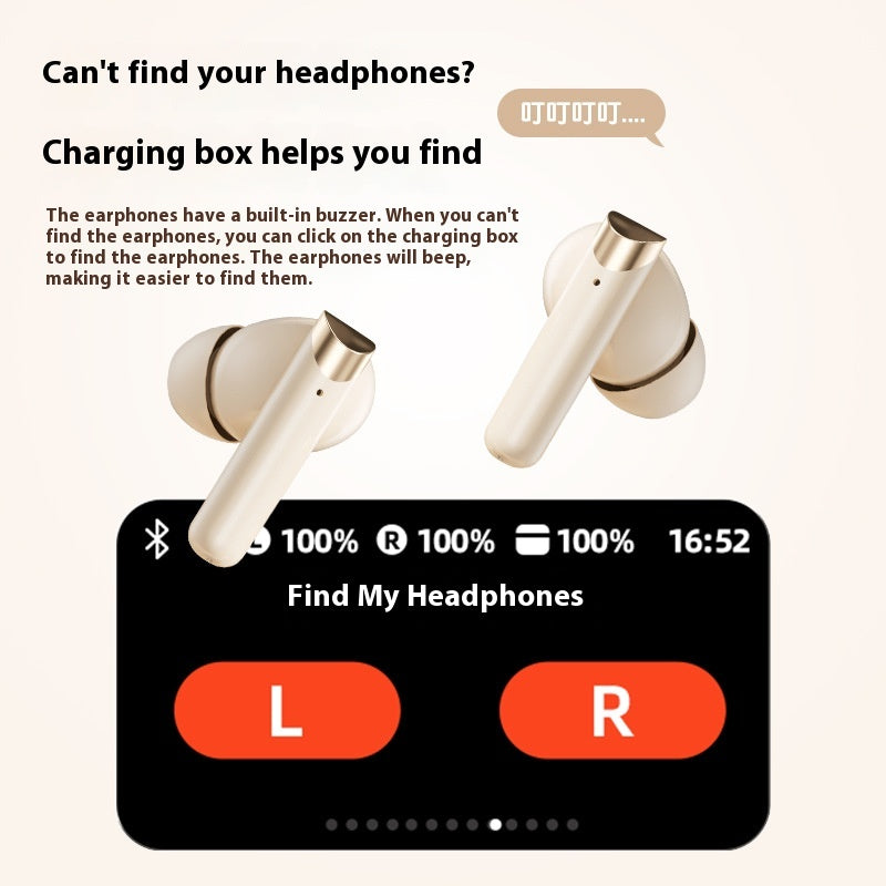Smart Screen Free Language Switching Ultra-long Life Battery Wireless Bluetooth Noise Reduction Headset