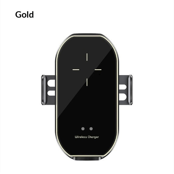 Smart Infrared-Sensing Wireless Car Charger With Fast Charging And Magnetic Clasp For Cars