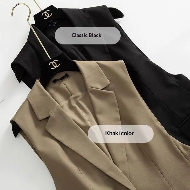 Korean-style Versatile Womens Blazer Vest