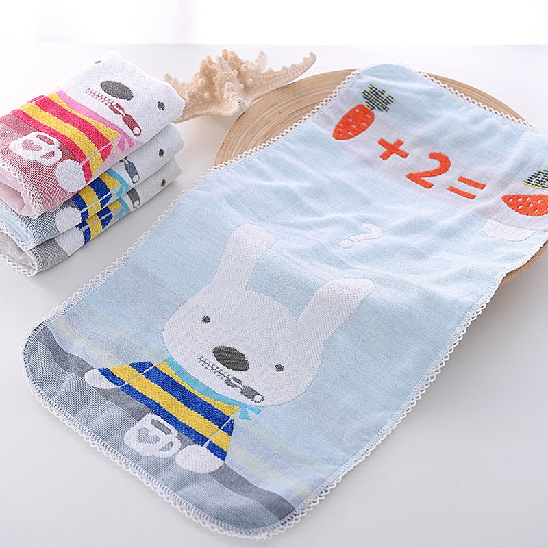 Cotton Face Towel For Home Use Soft And Highly Absorbent Perfect For Babies