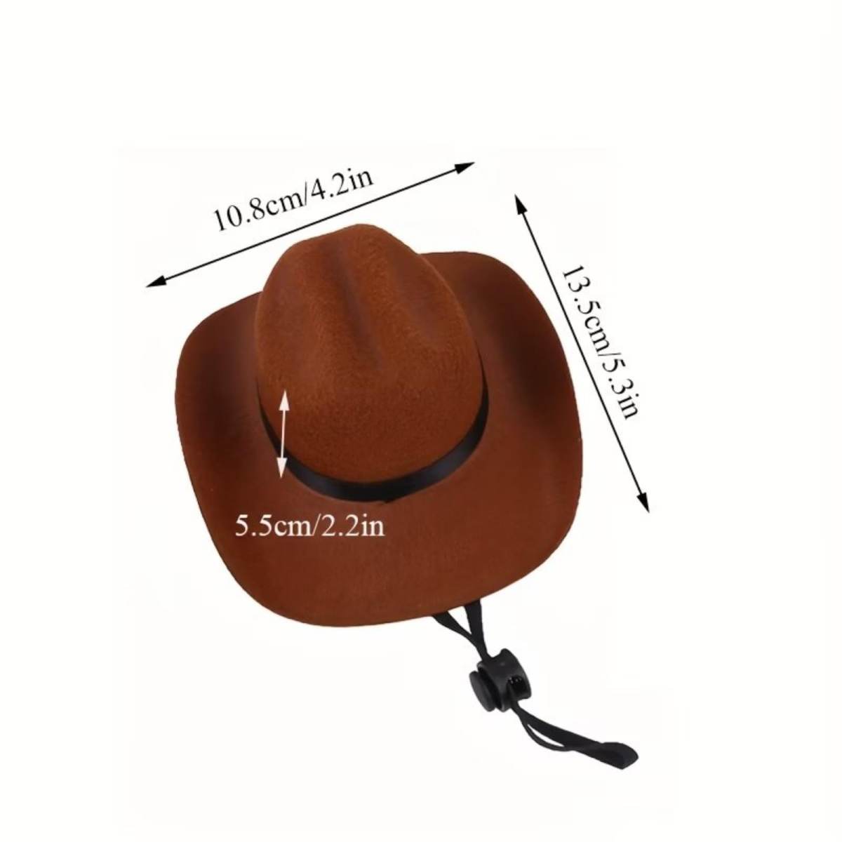 Small Cowboy Pet Hat For Cats Dogs Party Festival Costume Photo Accessory