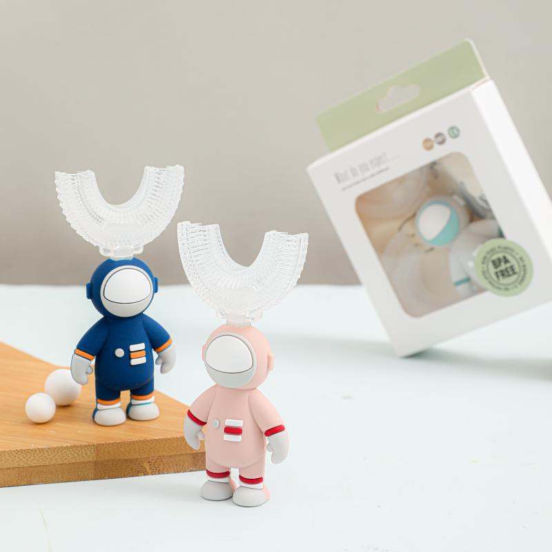Astronaut Teether Toys Baby Prevent Hand Sucking Molar Rod