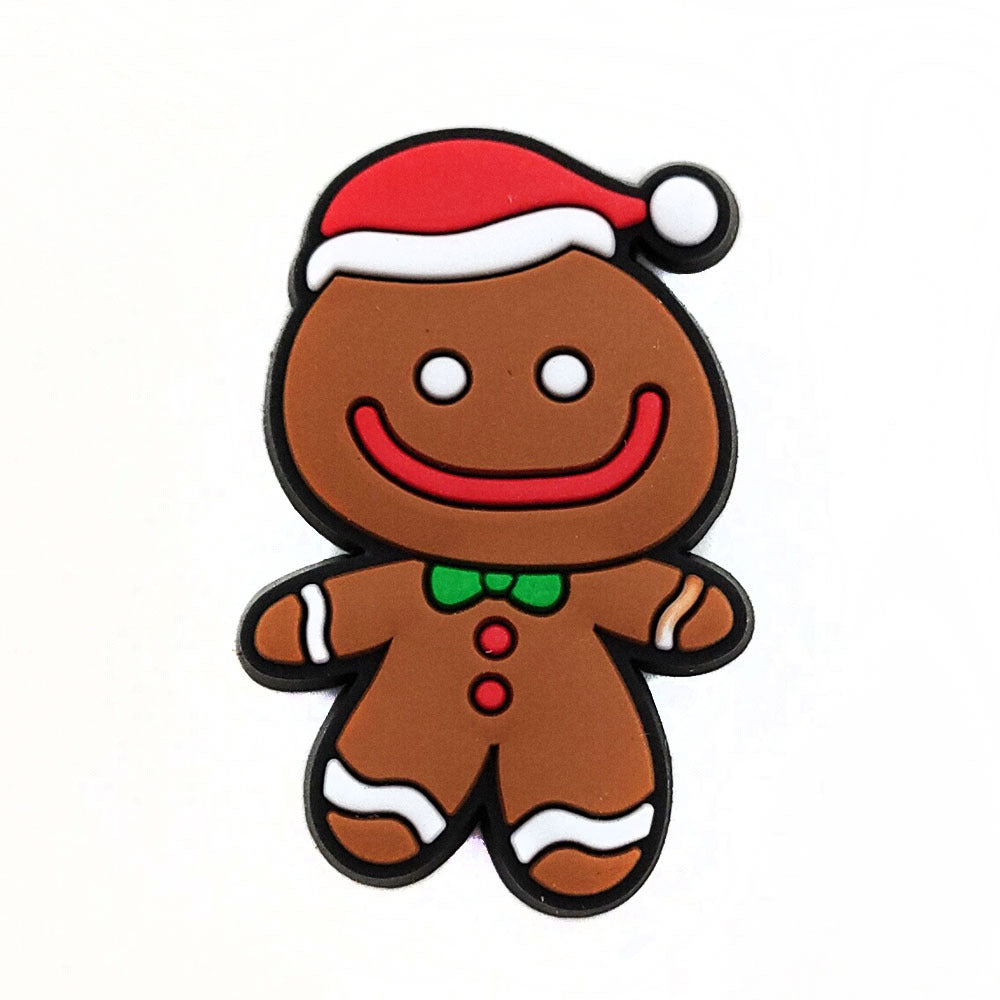 Christmas Accessories PVC Soft Rubber Shoe Buckles