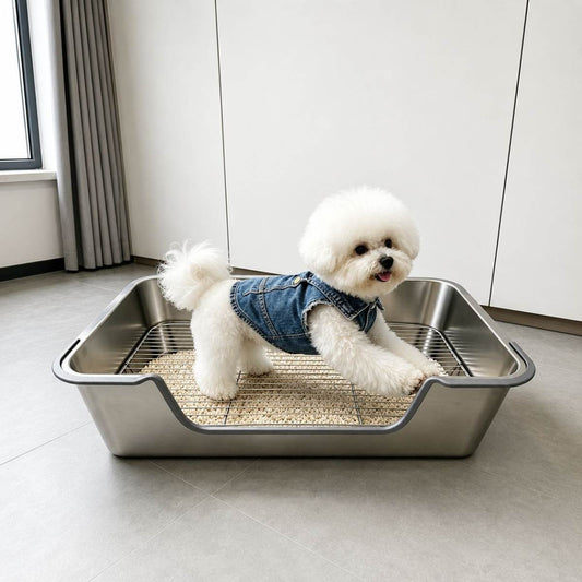 Dog Potty Anti-step Feces And Urine Tray Pet Litter Box