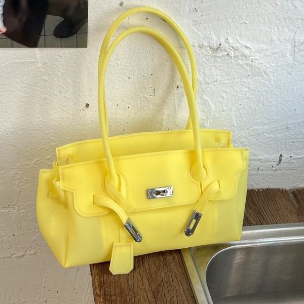 Korean-style Casual Transparent Jelly Bag