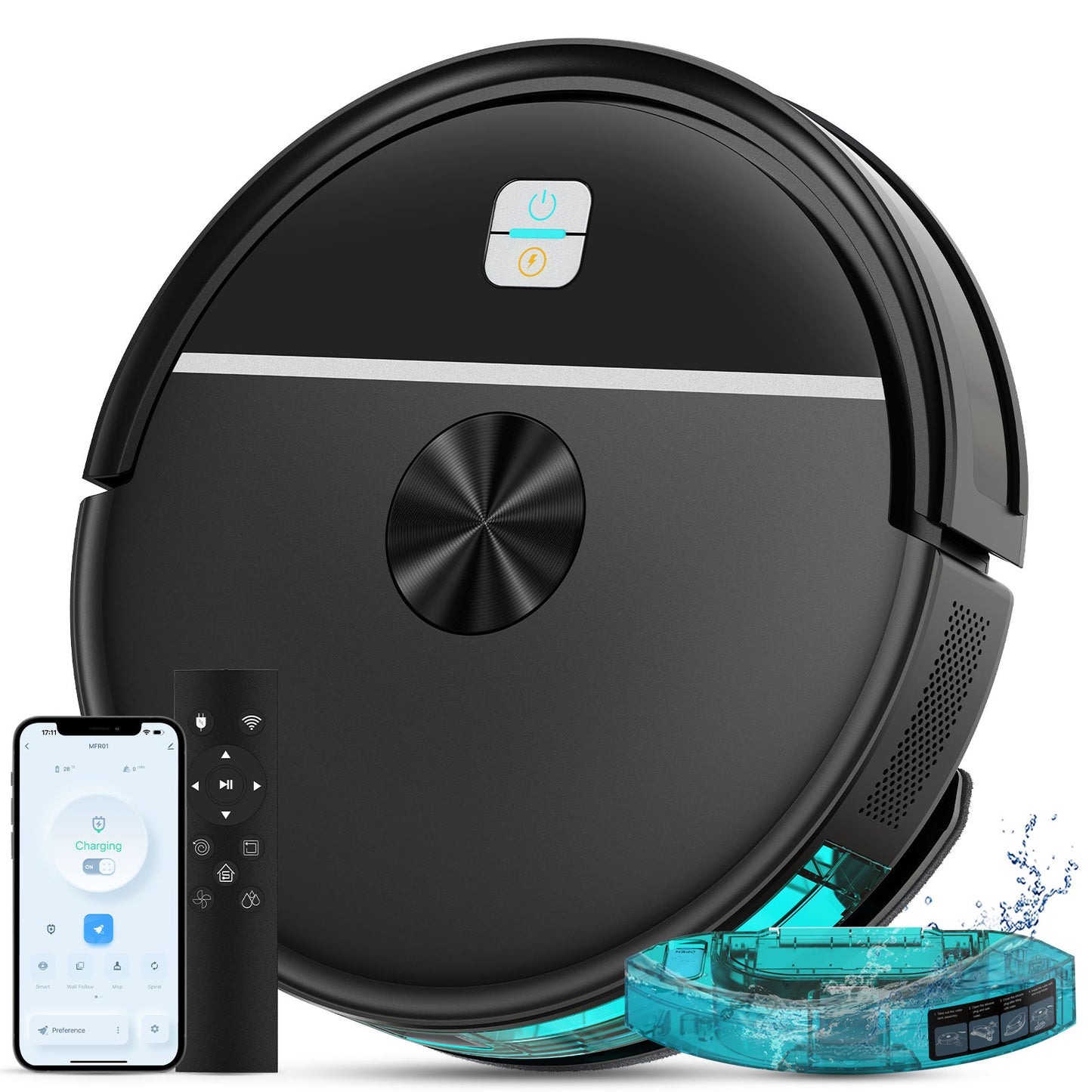 Vacuum Cleaners & Floor Care Wer And Dry Automatic Robot Vacuum Cleaner And Mop Household Powerful Suction Navigation Aspirateur