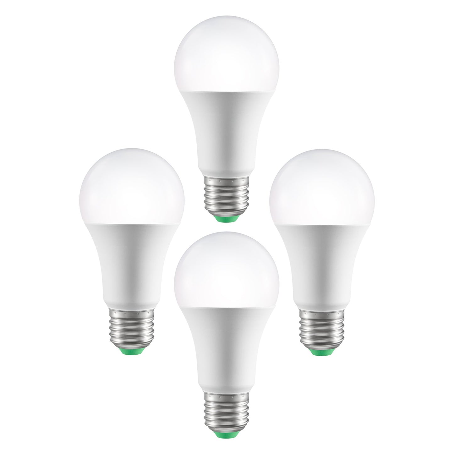 VEVOR Smart Light Bulbs, 4-Pack, 9W Multicolor LED Bulbs, 800 Lumens With Smart Control Compatibility For Vera, Google Assistant, Amazon Alexa, IOS, Android, RGB Color Changing