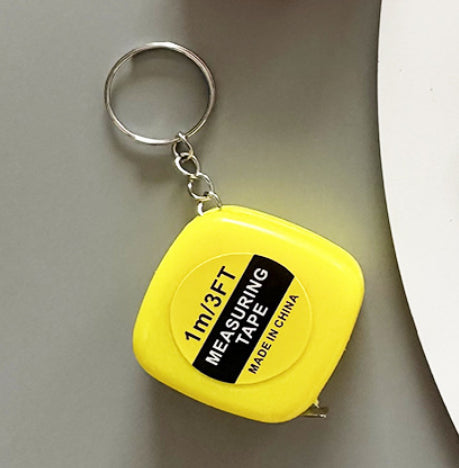 Small Tape Measure With Keychain Gift Ruler Mini Steel Measuring Tape