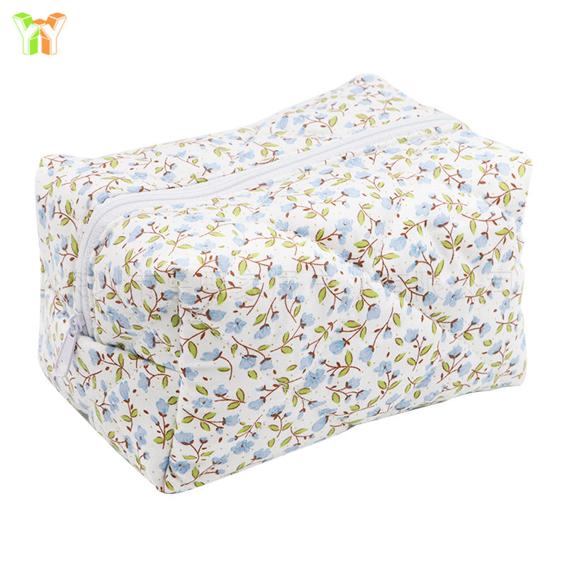 Large Capacity Travel Multifunctional Floral Makeup Bag