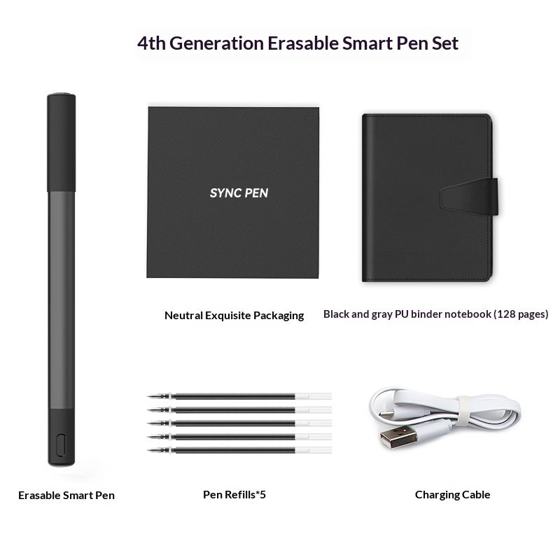 Fourth-generation Erasable Smart Cloud Pen With Synchronized Handwriting Recognition Across Pen, Cloud, And Screen