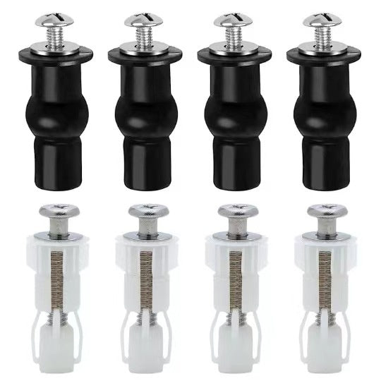 Rubber Nylon Expansion Screw Anchor For Toilet Seat Lid Accessories