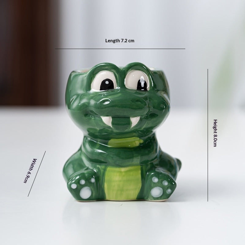 Cartoon Succulent Flower Pot Creative Home Gardening Planter