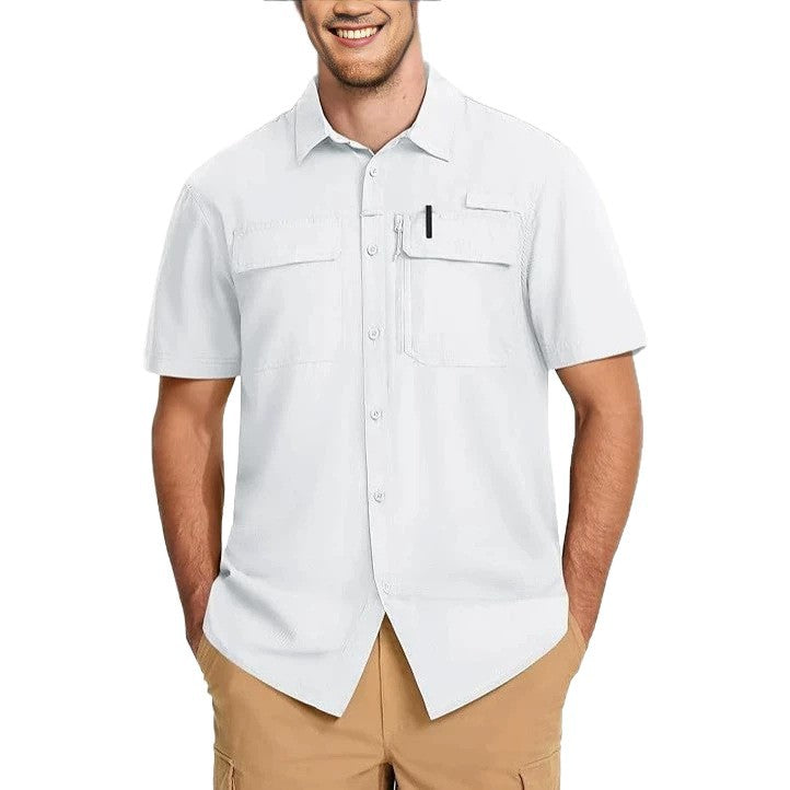 Solid-color Outdoor Quick-drying Breathable Lightweight Shirt