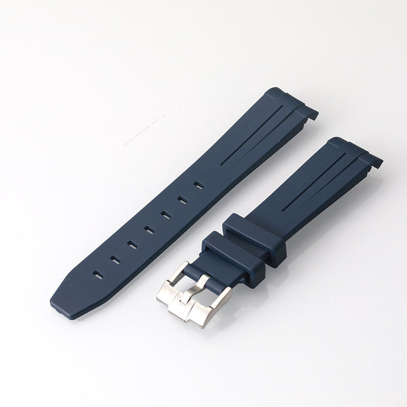 Curved Silicone Smart Watch Strap