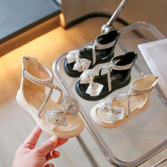 Spring Summer New Korean-style Roman Princess Childrens Sandals