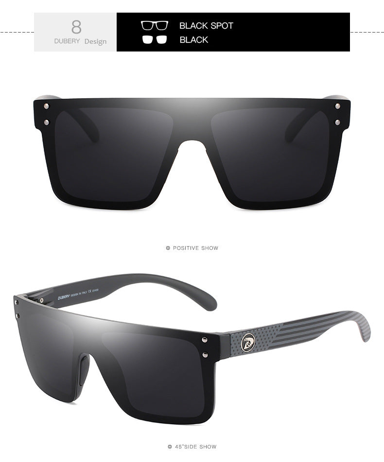 DUBERY New One-Piece Oversized Sunglasses