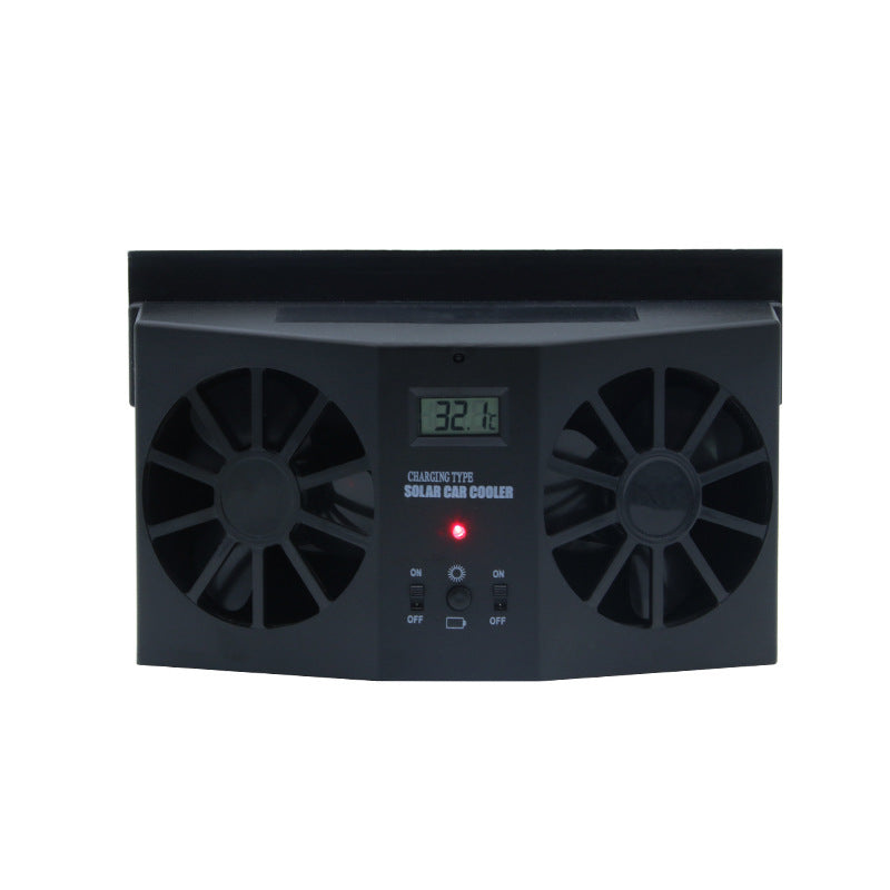 New Solar Car Cooling Artifact Car Exhaust Fan Air Circulation Smoke Exhaust Fan Car Ventilation Fan