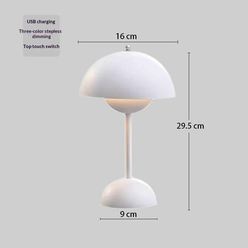 Retro Bud Table Lamp Atmosphere Wireless Charging Table Lamp