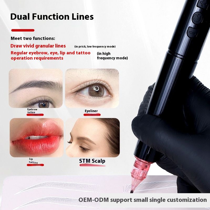 Dual Frequency Mode SMT Scalp Pricking Low Frequency Speed Permanent Makeup Equipment