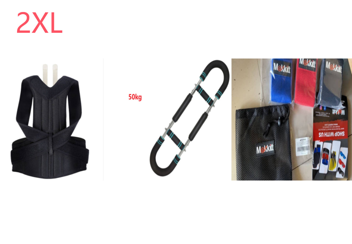 U-shaped Hand Third Gear Chest Expander Wrist Force Biceps Exercise Fitness