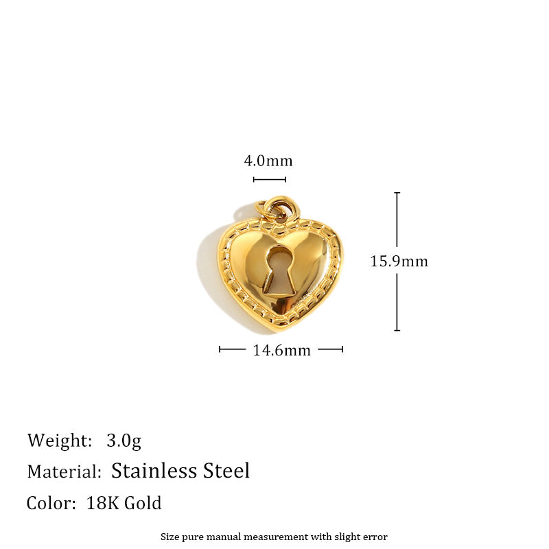 DIY Jewelry Accessories Stainless Steel Plated Pendant