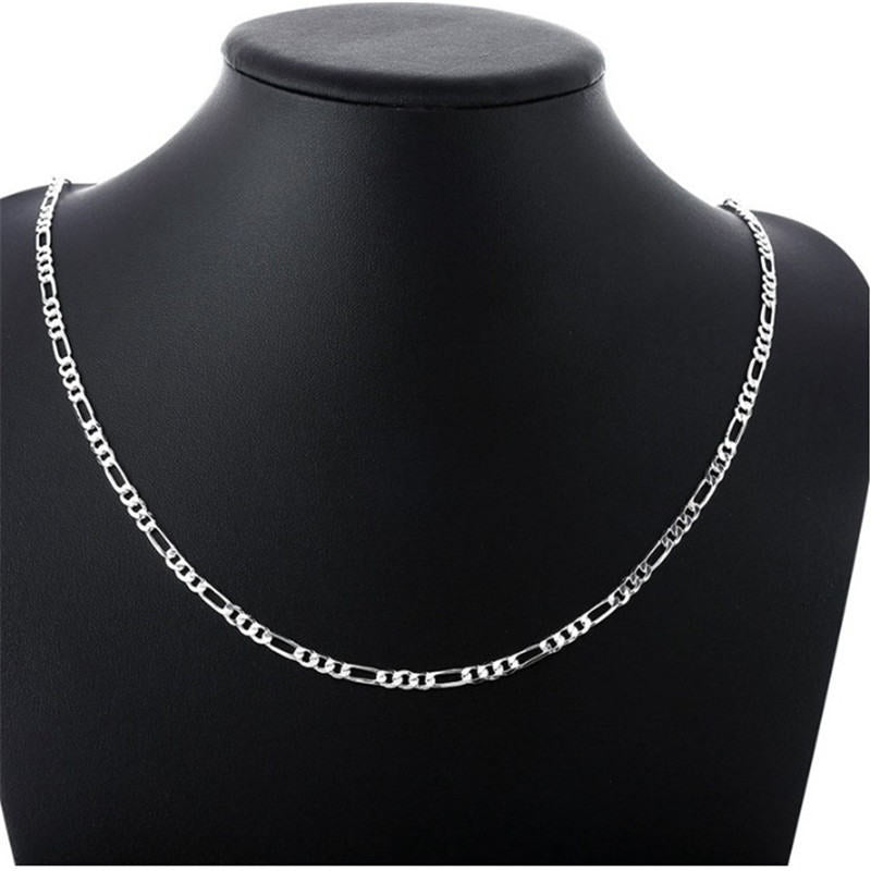 Simple Women's Silver Plated Sweater Accessories Necklace