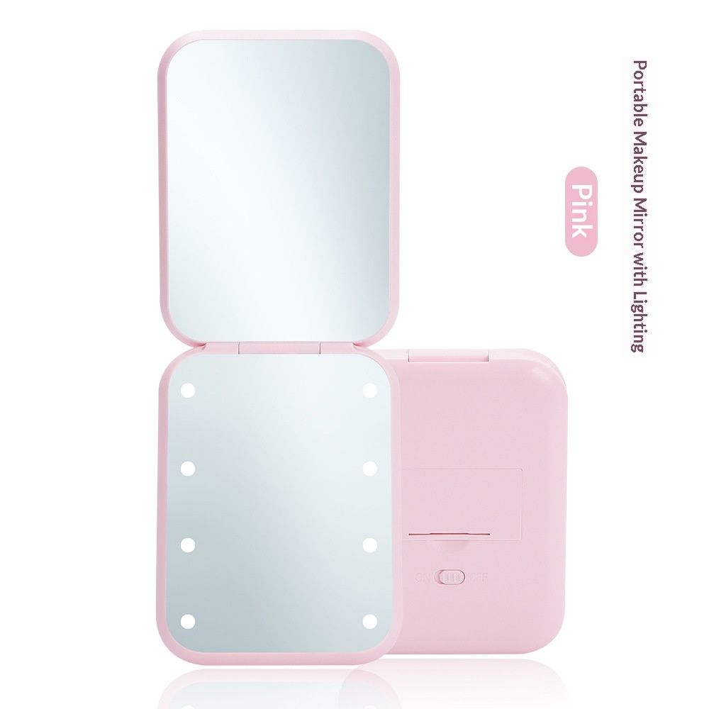 Ultra-thin LED Handheld Makeup Mirror