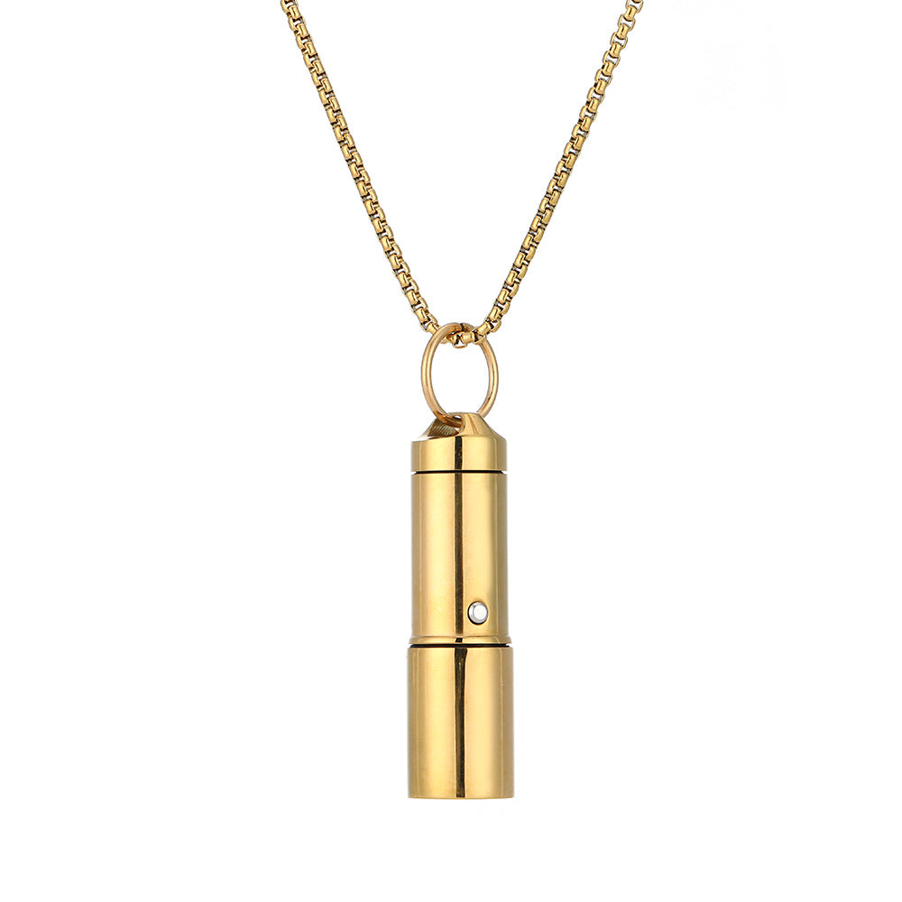 Type-c Charging Torch Lighting Emergency Rescue Necklace