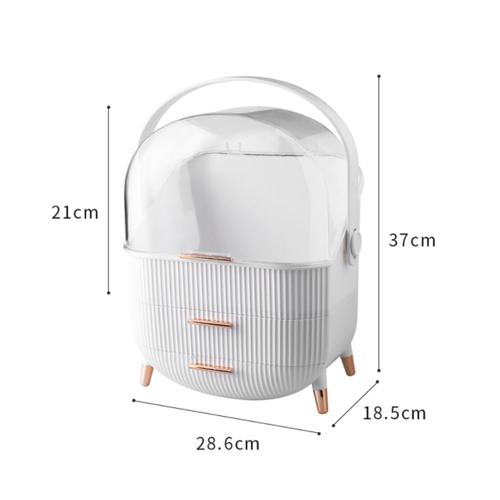 Makeup Organiser Drawer Cosmetic Carry Case Storage Box Holder Stand Lightweight Dustproof Cosmetic Storage Case Makeup Organizer Display Make Up Jewellery Box