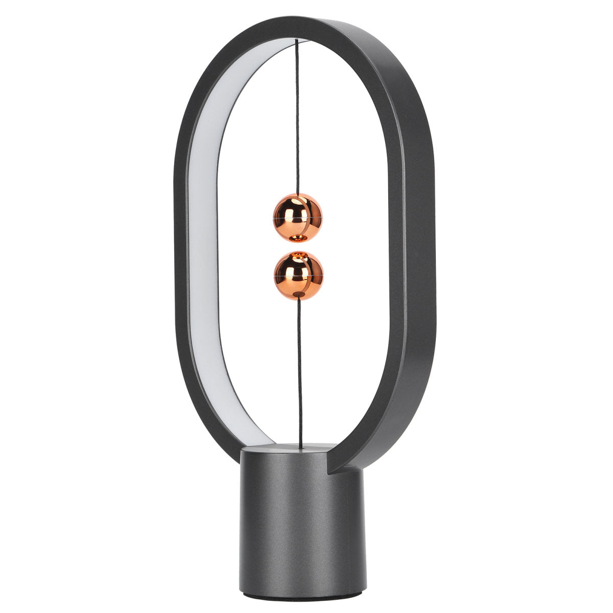 Balance Lamp USB Smart Magnetic Absorption Half Air Switch LED Desk Light Ornaments